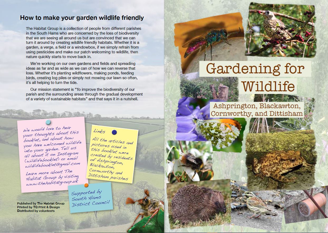 Gardening for Wildlife booklet cover